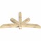 Ekena Millwork Alberta Rough Sawn Timber Gable Bracket, Douglas Fir, 84"W x 45"H x 6"D x 6"F, 13/12 Pitch GBW084X45X0606ALB00RDF - alternate 5